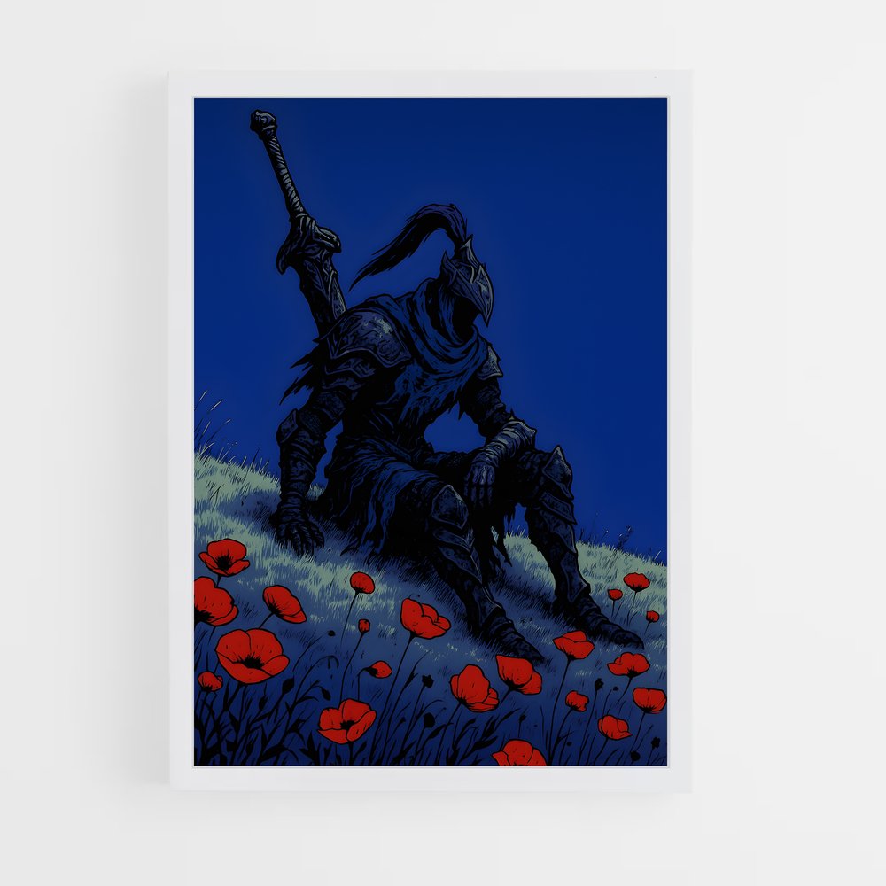 Poster Poppies of Ashen Dreams – affiche Dark souls (vue 3)